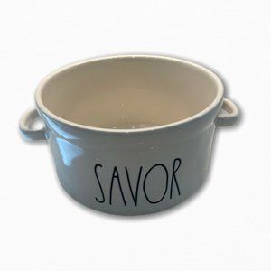 COPY - Rae Dunn “Savor” Crock Bowl New